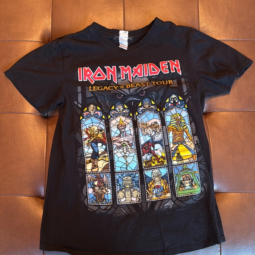 Iron Maiden legacy of the beast tour black XS shirt
